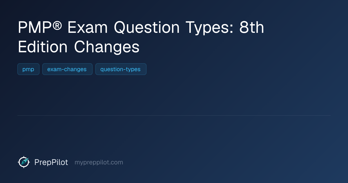 PMP Question Types 2026: Drag-Drop, Fill-In, Case Study